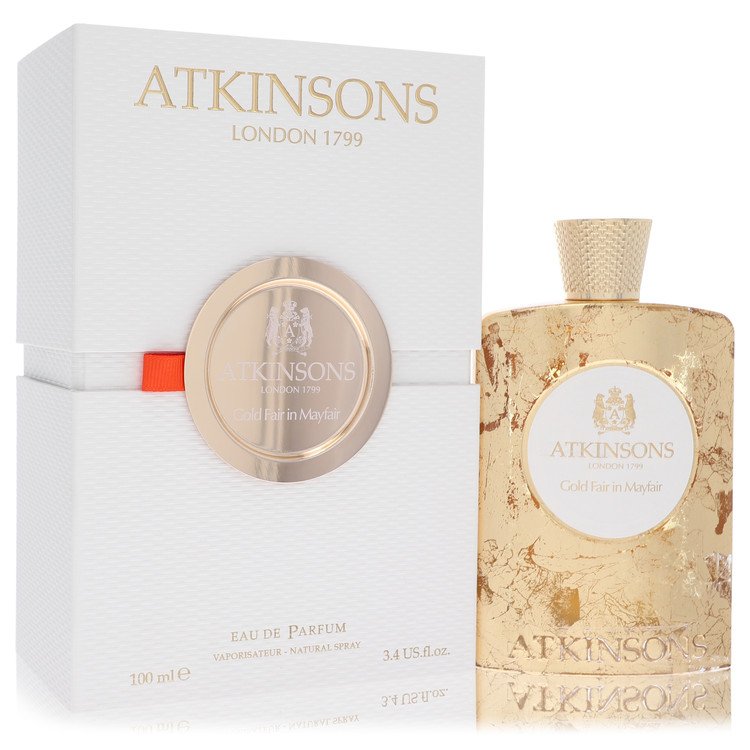 Atkinsons Gold Fair In Mayfair by Atkinsons Eau De Parfum Spray (Unisex) 3.4 oz for Women
