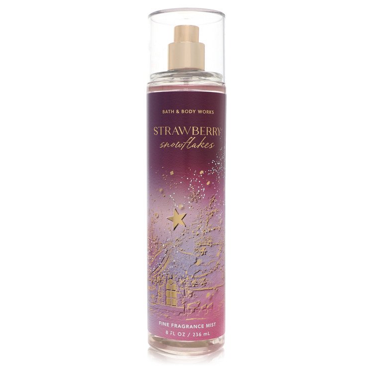 Bath & Body Works Strawberry Snowflakes by Bath & Body Works Fine Fragrance Mist 8 oz for Women