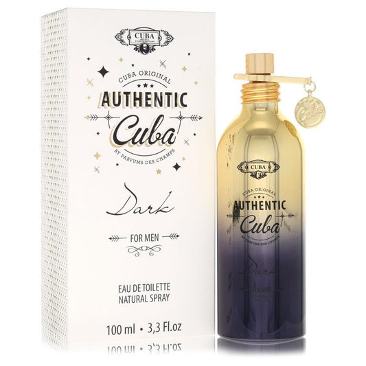 Cuba Authentic Dark by Cuba Eau De Toilette Spray 3.3 oz for Men