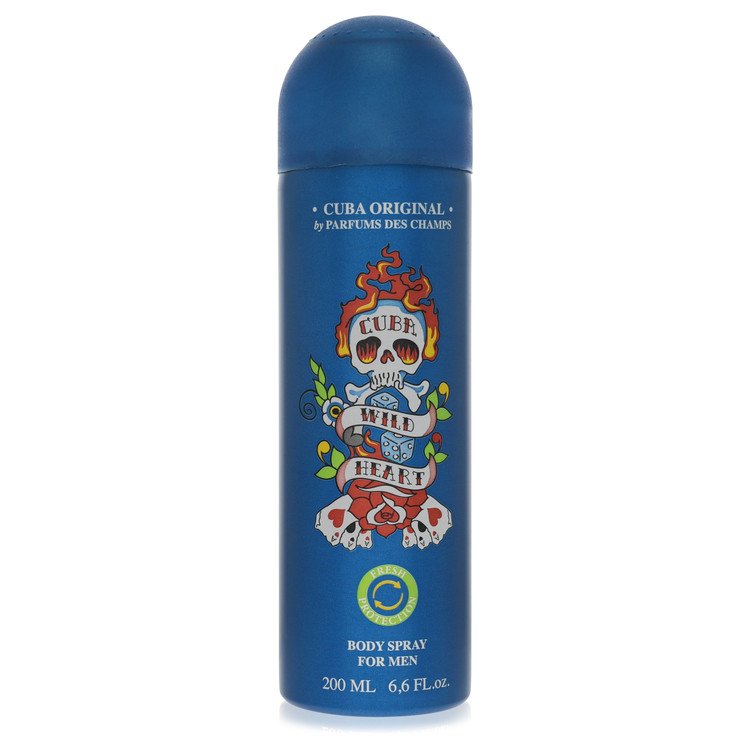 Cuba Wild Heart by Fragluxe Deodorant Spray 6.7 oz for Men