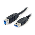 StarTech 6 Ft Black Superspeed Usb 3.0 Cable Ab (USB3SAB6BK)