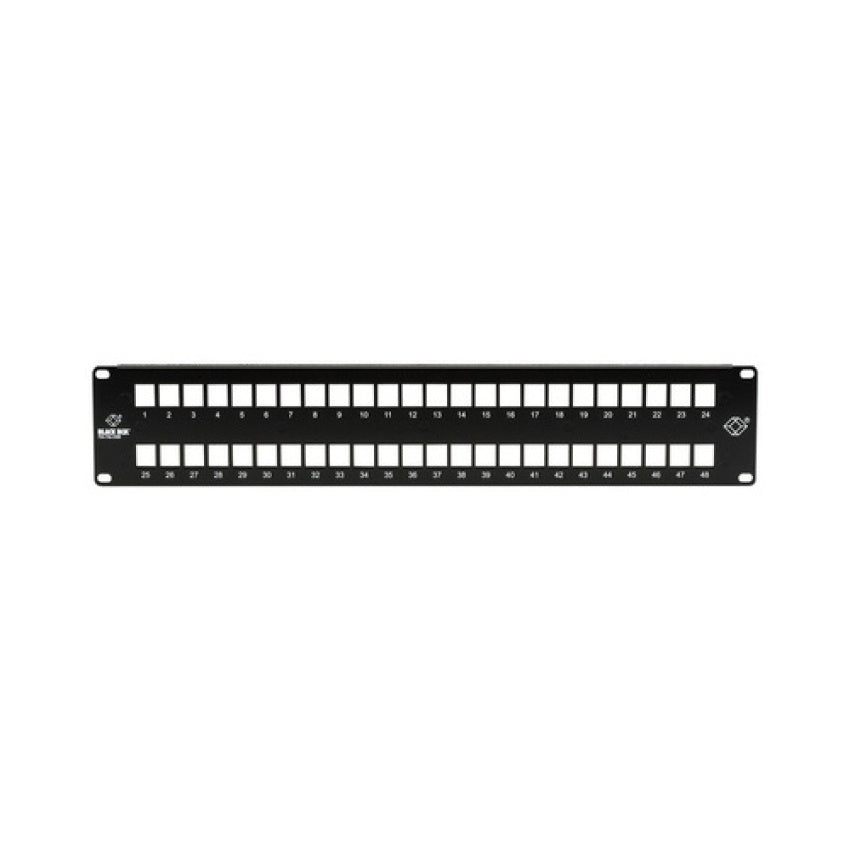 Black Box Multimedia Patch Panel - 2u, 48-port, Gsa, Taa (JPMT1048A)