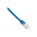 Black Box Cat6 250-mhz Molded Slimline Stranded Ethernet Patch Cable - Shielded (s/ftp), Cm Pvc (rj45 M/m), Blue, 7-ft. (2.1-m) (EVNSL0272BL0007)