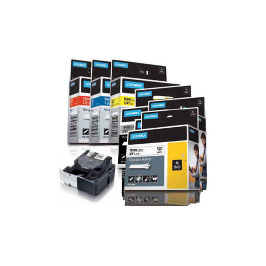 DYMO Rhino 1in Black Vinyl-24mm (1805432)