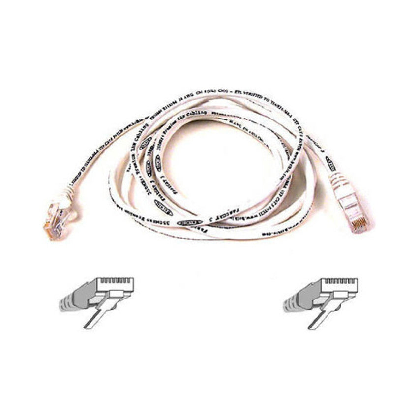 Belkin Cat6 Patch Cable Rj45m/rj45m 14ft White (A3L98014WHTS)