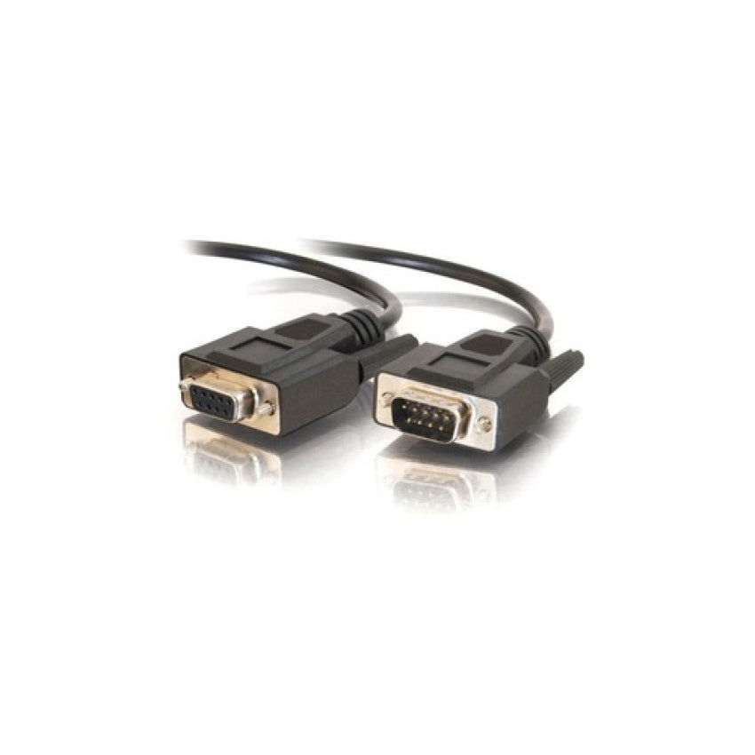 C2G 50ft Db9 M/f Straight Thru Ext Cbl Black (52034)