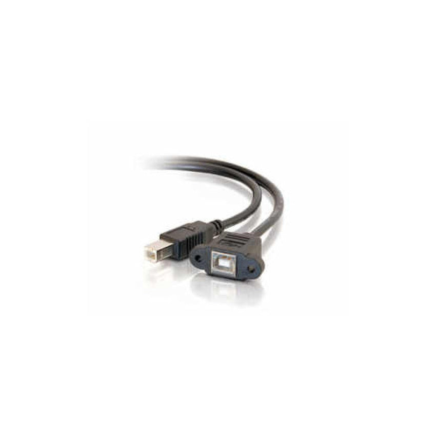 C2G 1ft. Usb 2.0 Bf To Bm Panel Mount Cable (28071)