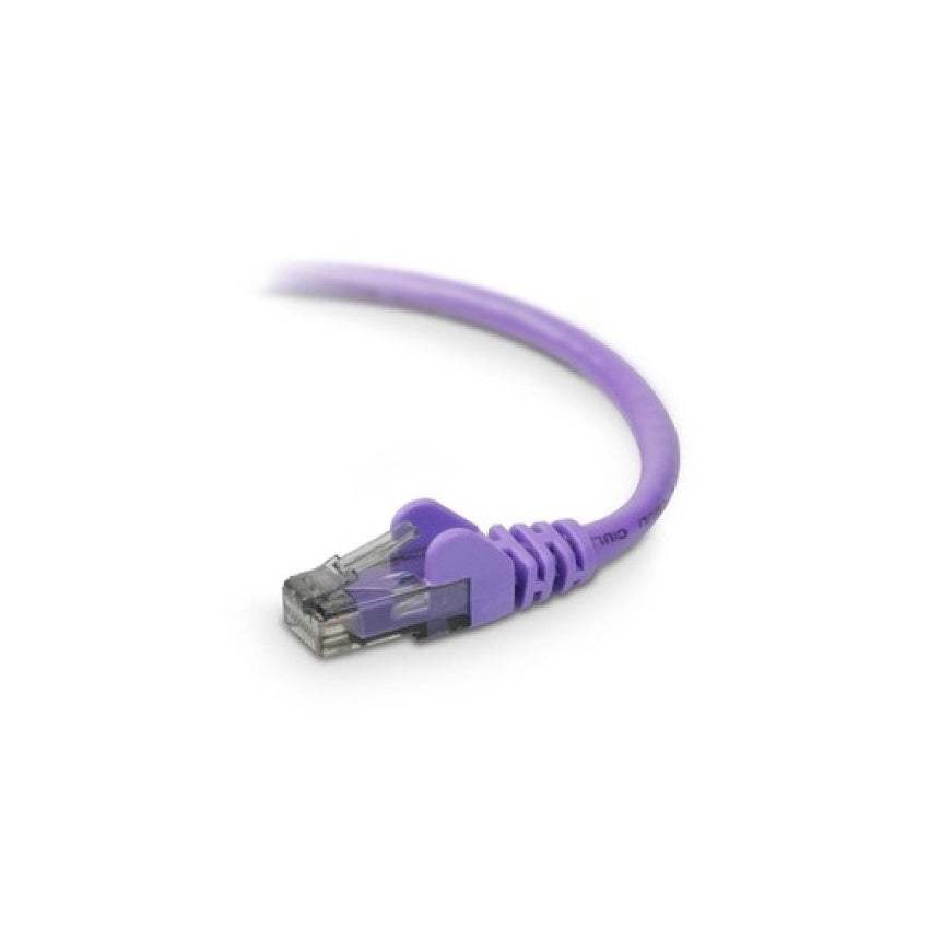 Belkin 14ft Cat6 Snagless Patch Cable Purple (A3L98014PURS)