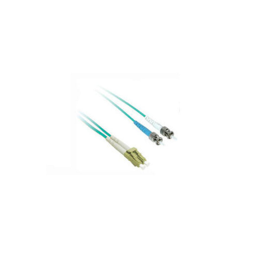 Leviton C2g 3m Lc-st 10g Om3 Lszh Fiber-aqua (36522)