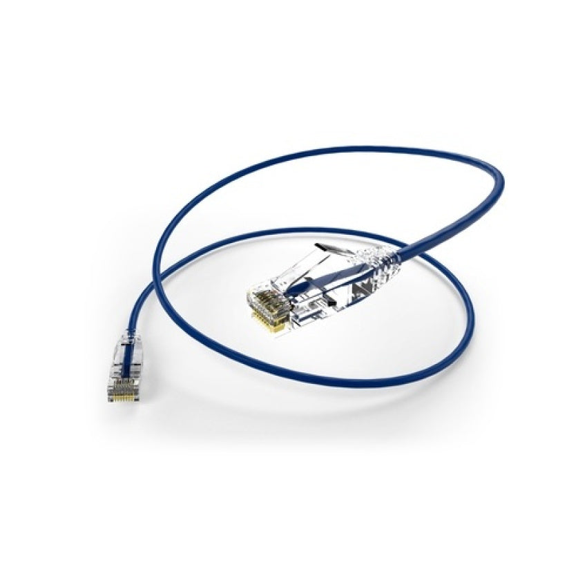 Uncommonx 5ft Cat6 Clearfit Slim Patch Cable Blue (CS605FBLU)