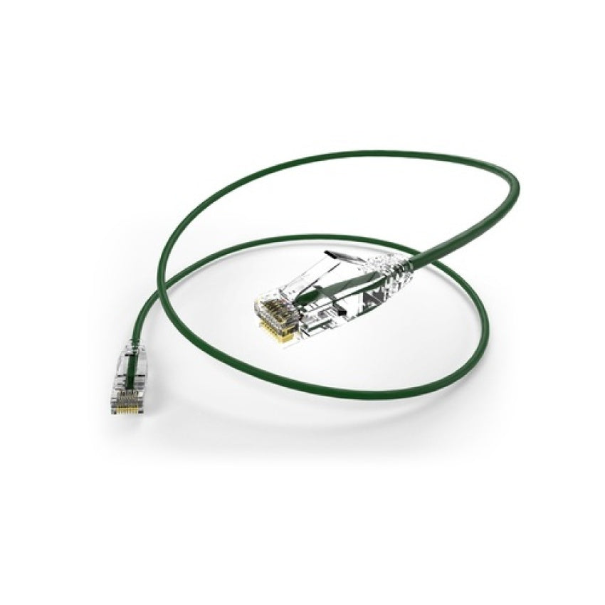 Uncommonx 12ft Cat6 Clearfit Slim Patch Cable Grn (CS612FGRN)