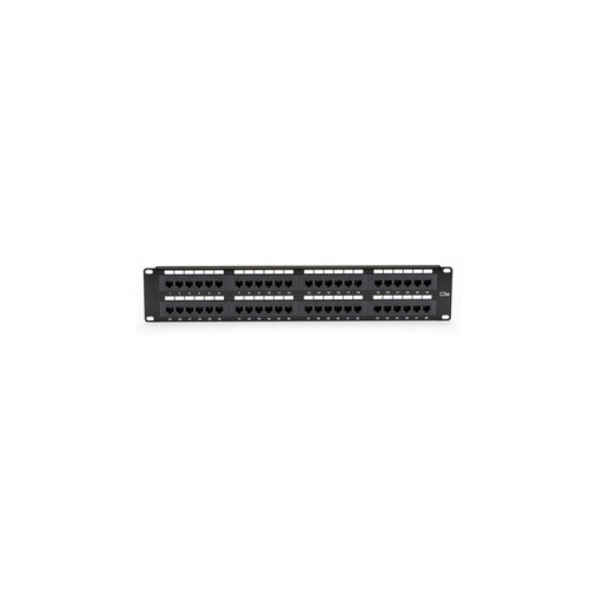 Black Box Cat5e Patch Panel, Punchdown - 2u, Unshielded, 48-port (JPM5E48A)