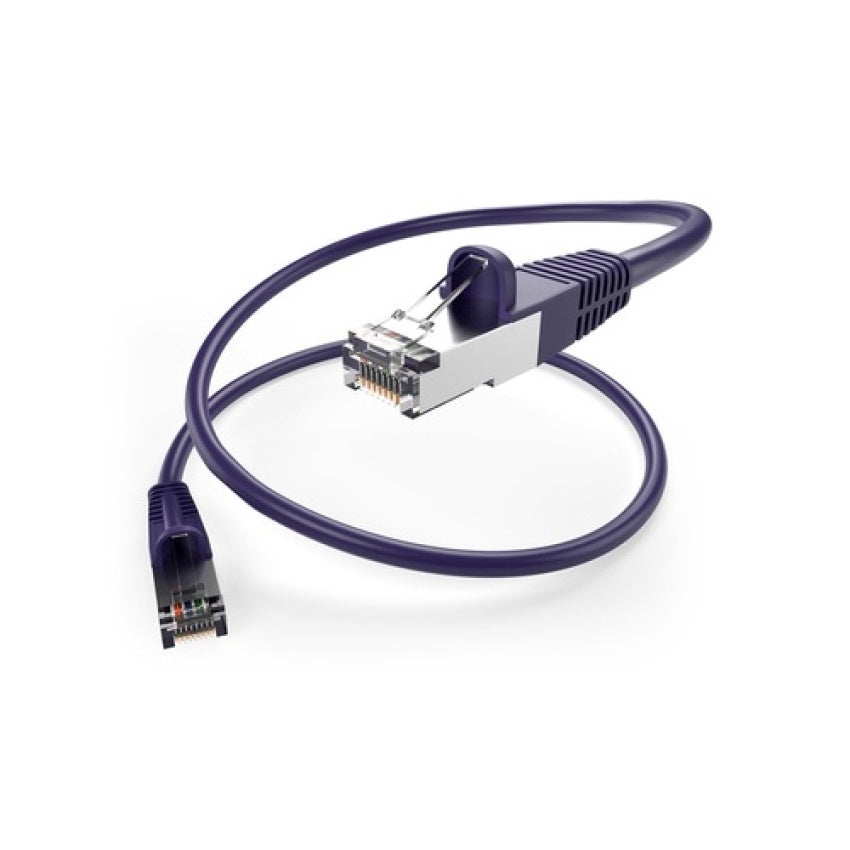 Uncommonx 7ft Purple Cat5e Shielded Patch Cable (PC5E07FPURSHS)