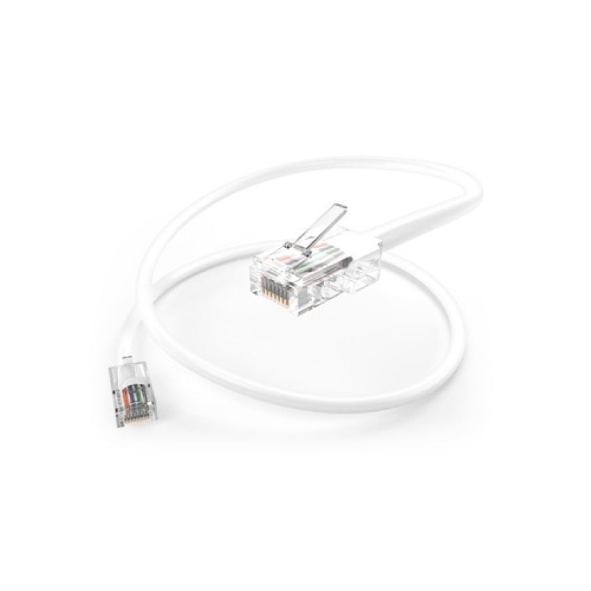 Uncommonx 7ft White Cat5e Patch Cable Utp No Boots (PC5E07FWHT)