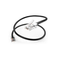 Uncommonx 10ft Black Cat5e Patch Cable No Boots (PC5E10FBLK)