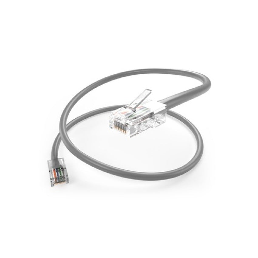 Uncommonx 10ft Gray Cat5e Patch Cable No Boots (PC5E10FGRY)