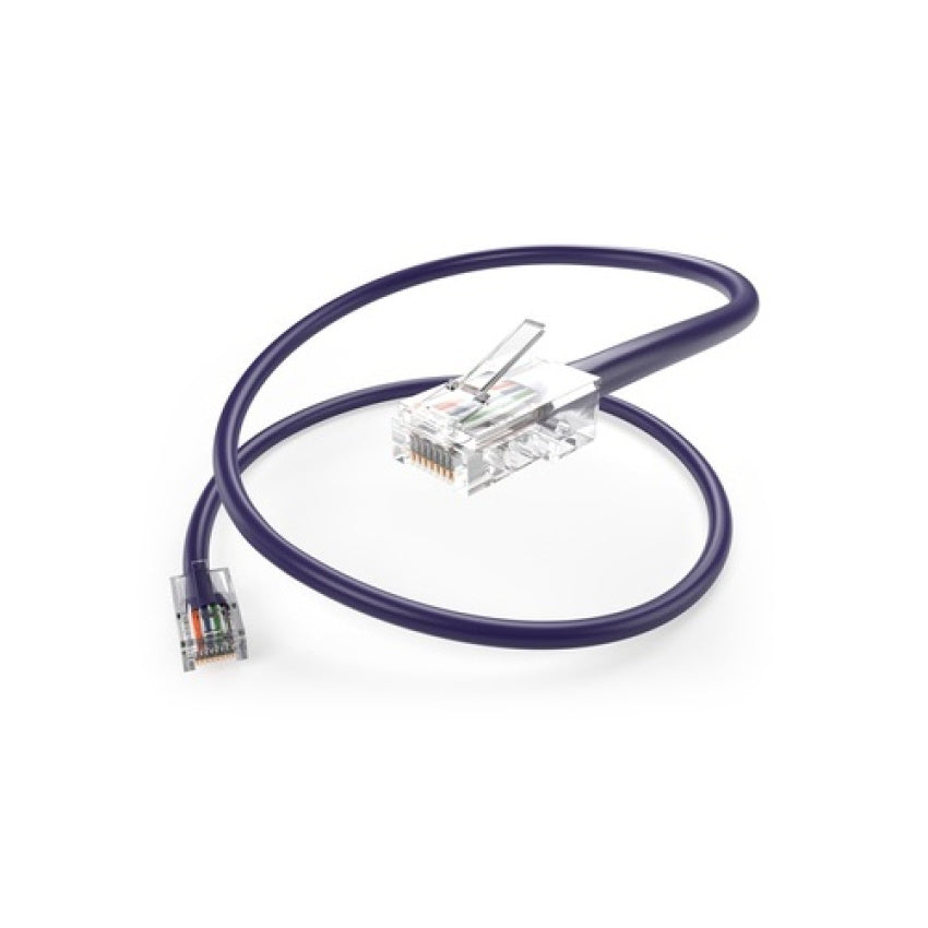 Uncommonx 15ft Purple Cat5e Patch Cable No Boots (PC5E15FPUR)