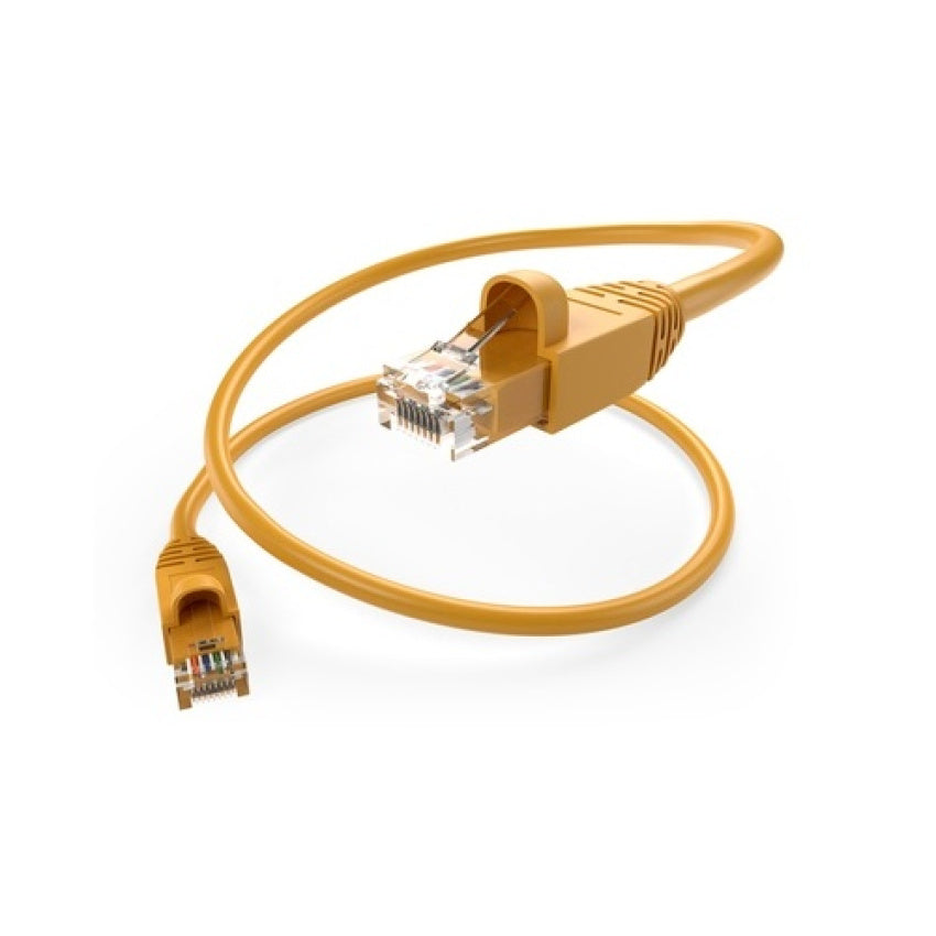 Uncommonx 2ft Yellow Cat6a 10 Gig Patch Cable (PC6A02FYLWS)