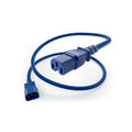 Uncommonx Power Cord C14 To C15 15amp Blue, 2ft (PWRC14C1502FBLU)