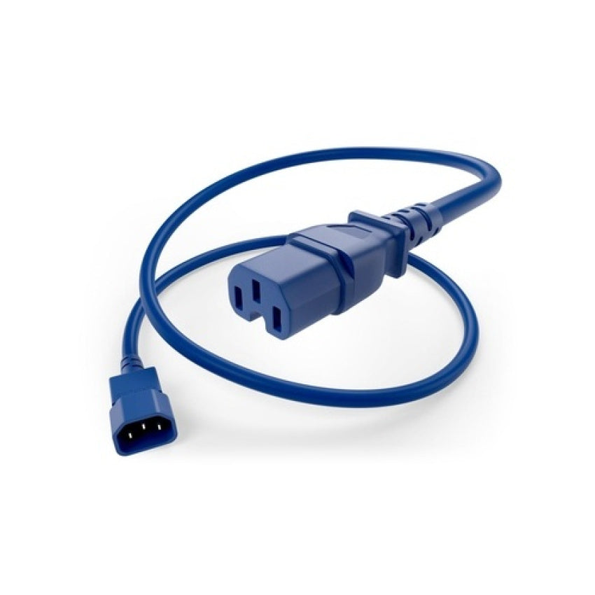 Uncommonx Power Cord C14 To C15 15amp Blue, 3ft (PWRC14C1503FBLU)