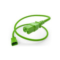 Uncommonx Power Cord C14 To C15 15amp Green, 10ft (PWRC14C1510FGRN)