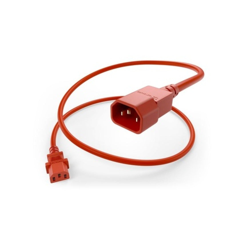 Uncommonx Power Cord C13 To C14 10amp Red 5ft (PWRC13C1405FRED)