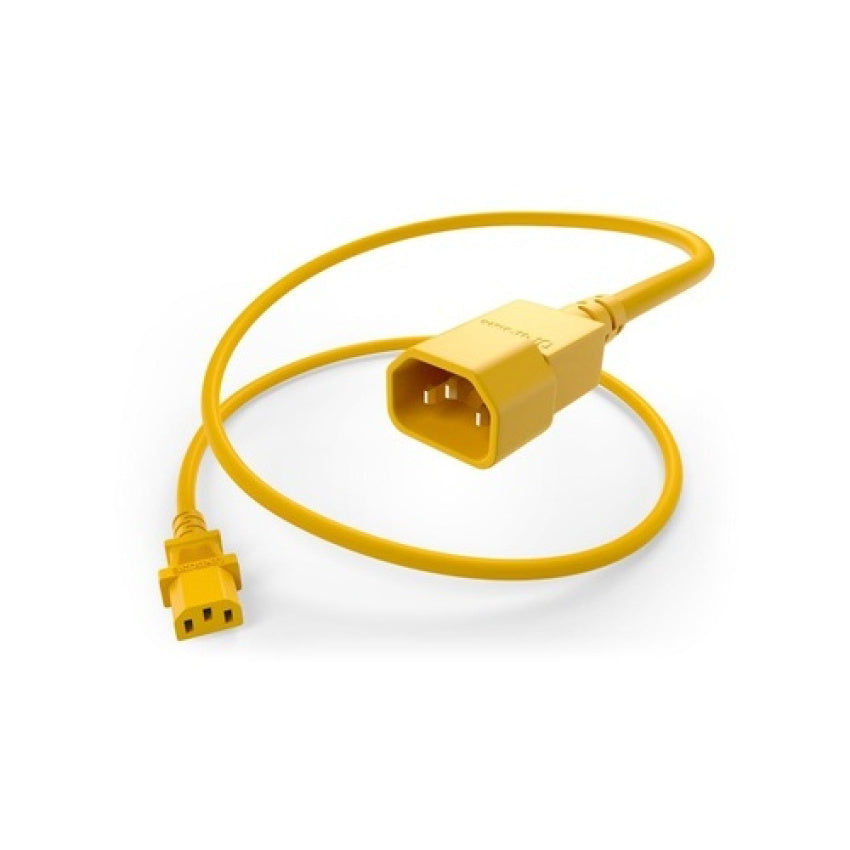 Uncommonx Power Cord C13 To C14 10amp Yellow 7ft (PWRC13C1407FYLW)