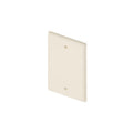 Uncommonx Blank Wall Plate, Single Gang, Ivory (WPBLANKIVY)