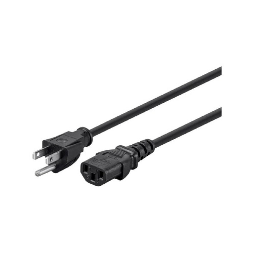 Monoprice Power Cble W/3 Conduct Pc Pwr Socket 3ft (5278)