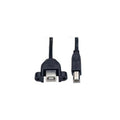 Tripp Lite 1ft Usb Extension Cable Panel Mount M/f (U025001PM)
