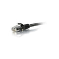 C2G 8ft Cat6a Snagless Ethernet Cable-black (00730)