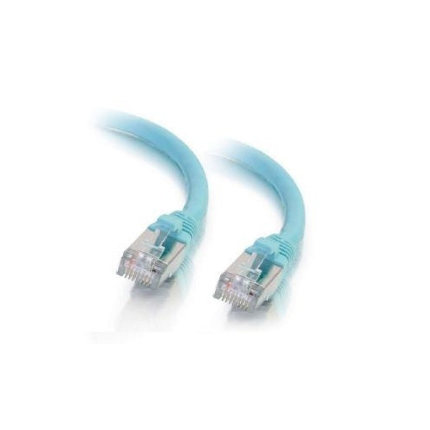 C2G 12ft Cat6a Snagless Stp Cbl-aqua (00750)