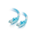 C2G 7ft Cat6a Snagless Ethernet Cable-aqua (00763)