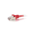 C2G 1ft Cat6 Snagless Stp Cbl-red (00842)