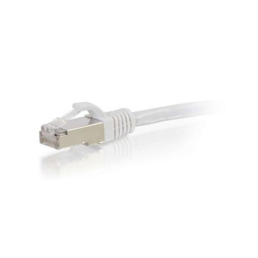 C2G 20ft Cat6 Snagless Stp Cbl-wht (00927)