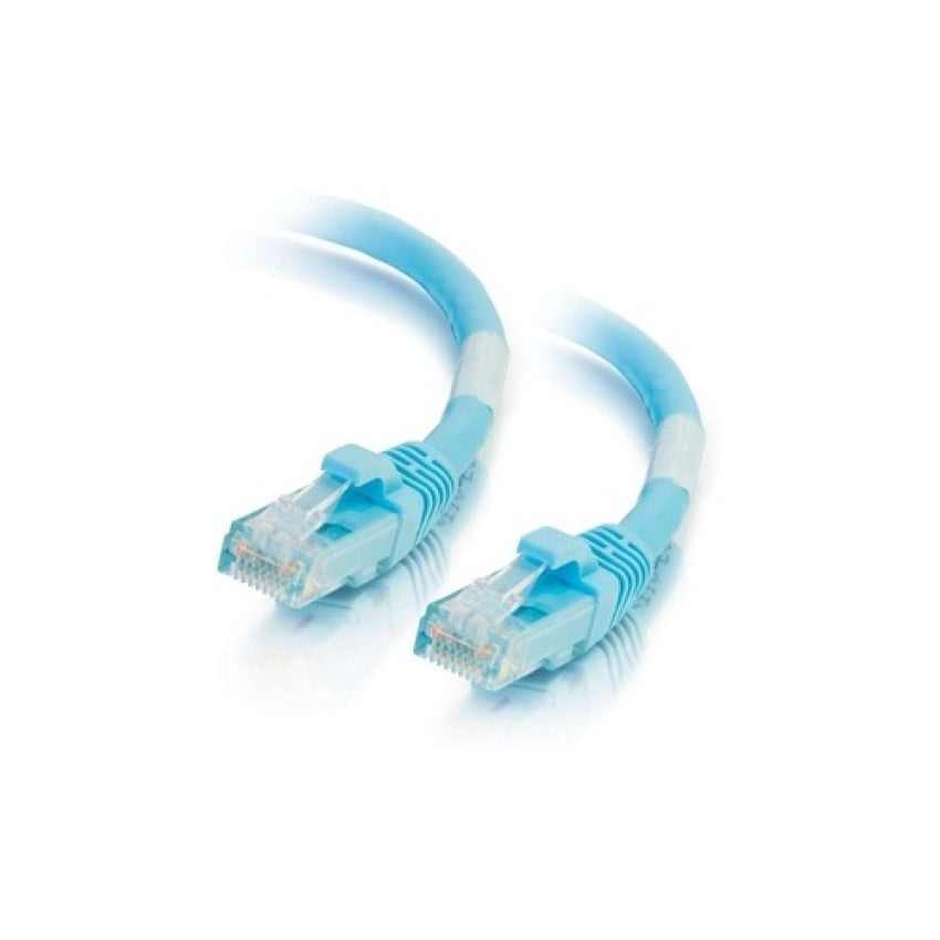 C2G 6in Cat6a Snagless Ethernet Cable-aqua (00978)