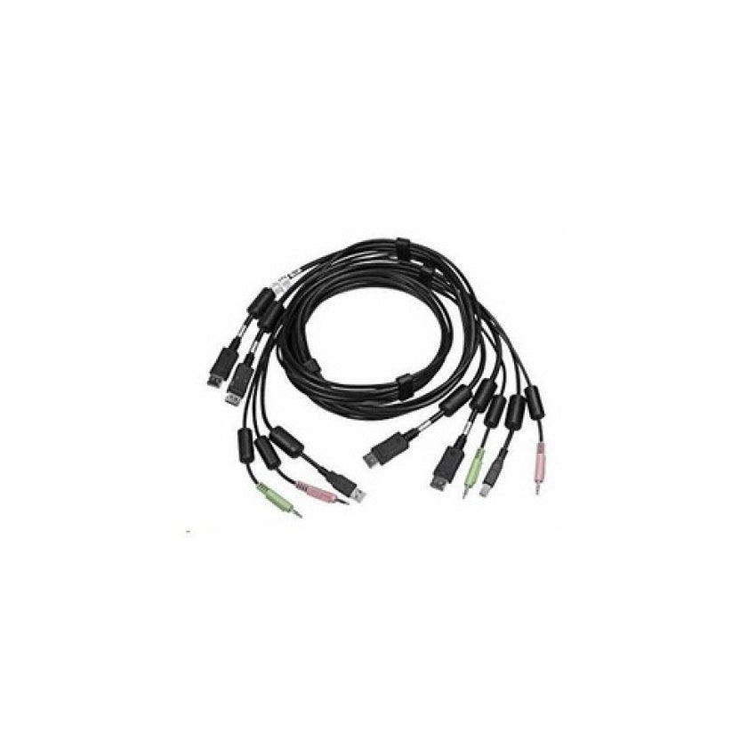 Vertiv Cable, 2-displayport/1-usb/2-audio, 6ft (CBL0124)