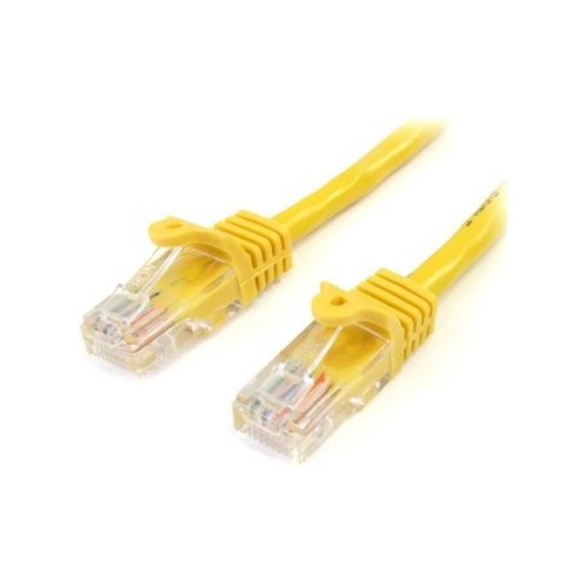 StarTech 25ft Yellow Snagless Cat5e Patch Cable (45PATCH25YL)