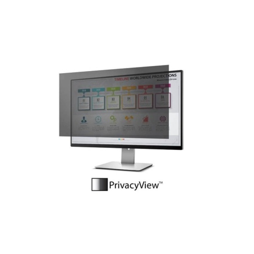 Rocstor Privacyview Filter Std 23.6in Wide Monitor-unframed Black (PV0005B1)