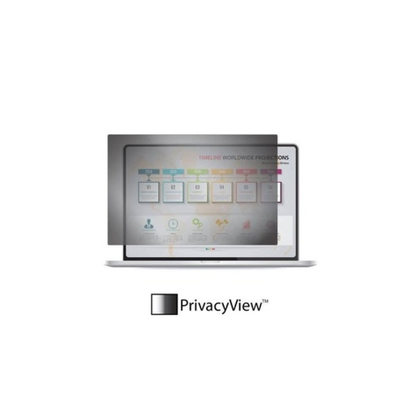 Rocstor Privacyview Filter Wide 14in 16:9 Laptop Unframed Black (PV0016B1)