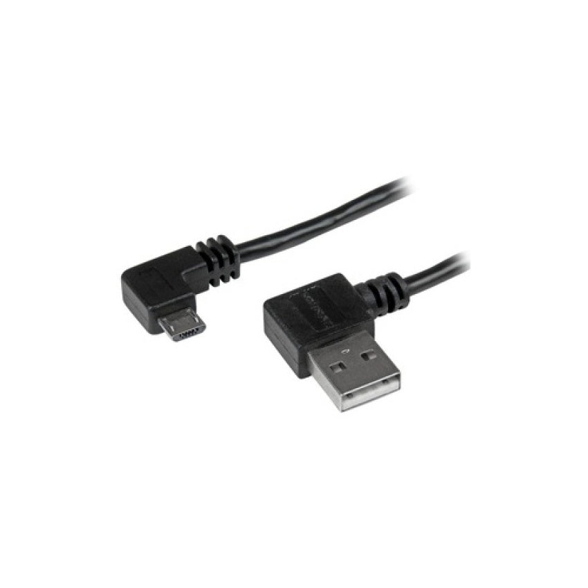 StarTech 1m 3 Ft Right Angle Micro-usb Cable (USB2AUB2RA1M)