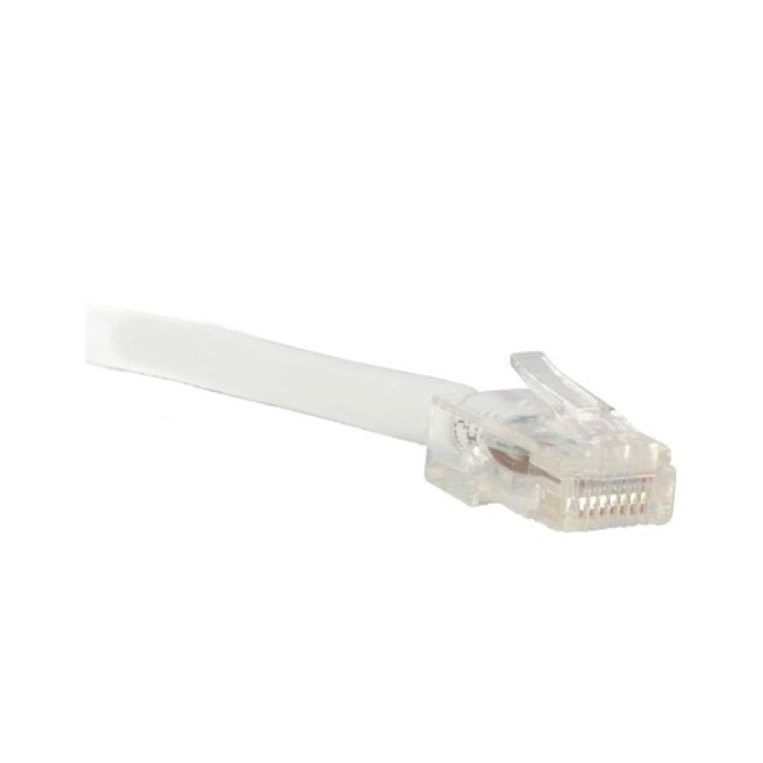 Enet Solutions Cat6 White 1ft No Boot Patch Cable (C6WHNB1ENC)