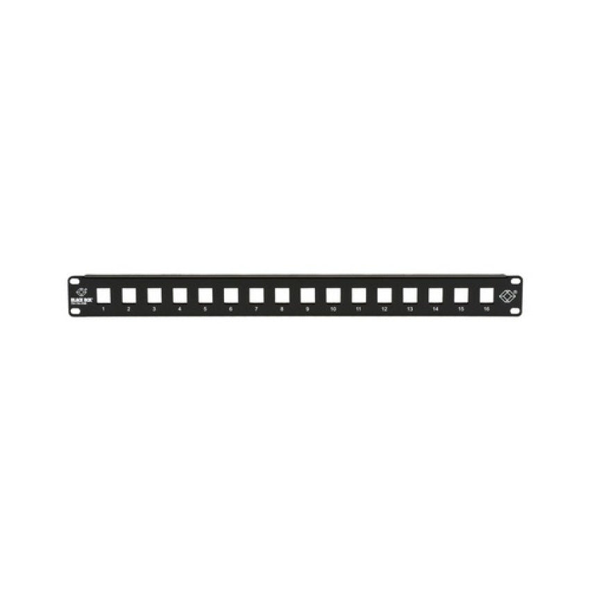 Black Box Multimedia Patch Panel - 1u, 16-port, Gsa, Taa (JPMT1016A)