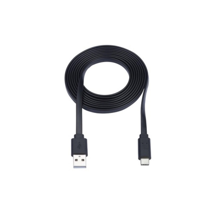 Tripp Lite Usb-a To Usb C Cable Flat M/m Black 6ft (U038006FL)