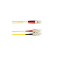 Black Box Om4 50/125 Multimode Fiber Optic Patch Cable - Ofnp Plenum, Sc To Lc, Yellow, 2-m (6.5-ft.), Gsa, Taa, Non-returnable/non-cancelable (FPM4002MSCLCYL)