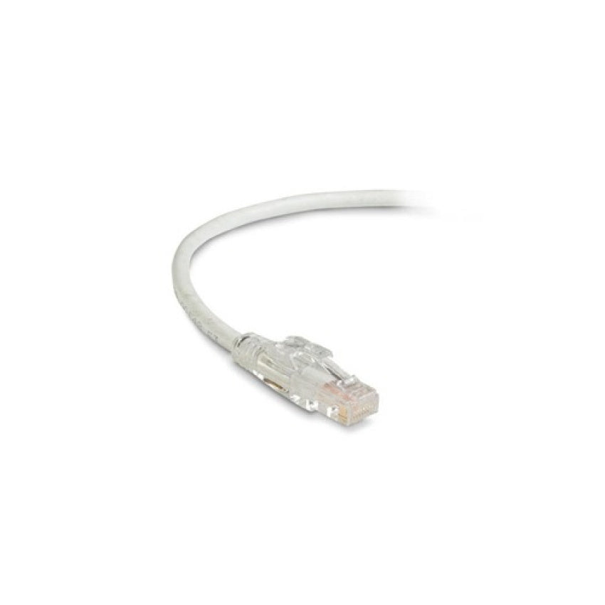 Black Box Cat6 550-mhz Locking Snagless Stranded Ethernet Patch Cable-unshielded (utp), Cm Pvc (rj45 M/m), White, 7-ft. (2.1-m) (C6PC70WH07)