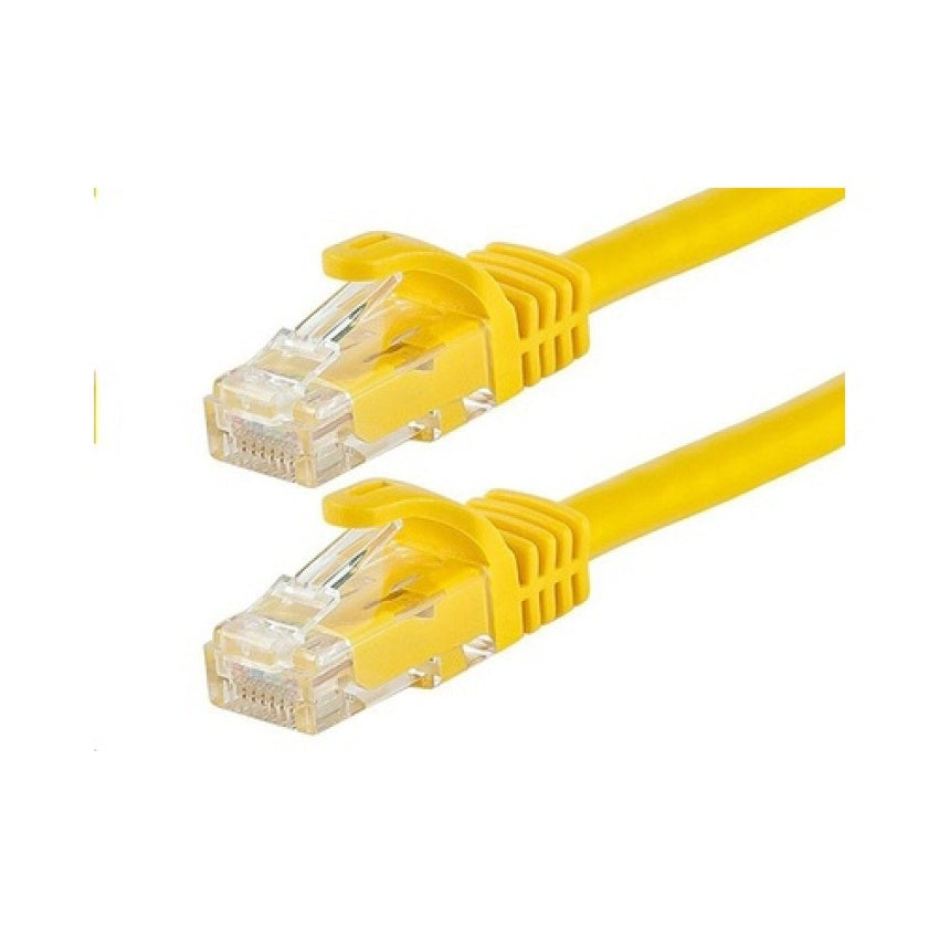 Monoprice Cat6 24awg Utp D Cable_ 6-inch Yellow (9839)