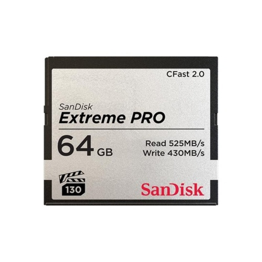 SanDisk Extreme Pro Cfast 2.0, 64gb (SDCFSP064GA46D)