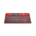 Key Source International Red 104 Usb Kb W/cleaning Button (1700SXRED)