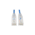 Tripp Lite Cat6 Gigabit Snagless Slim Blue 15ft (N201S15BL)
